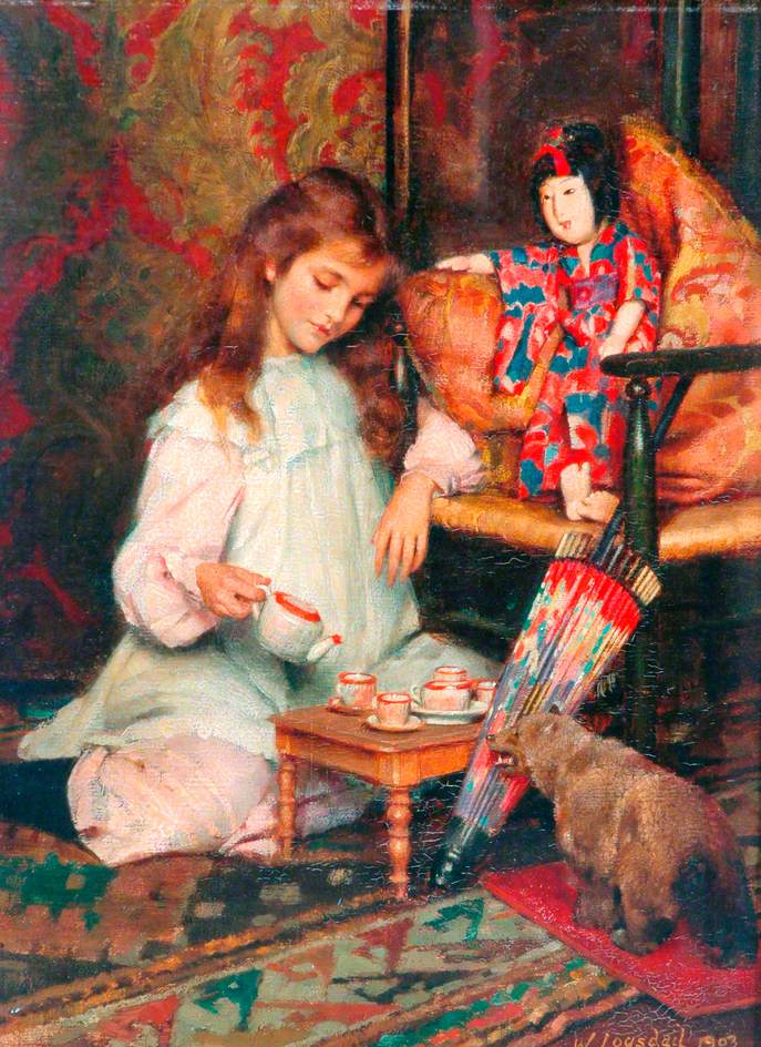 An Anglo Japanese Alliance (1903) William Logsdail tablo - Dekolata