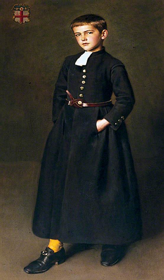 Edward Logsdail, as a Christ's Hospital Scholar (1904) William Logsdail tablo - Dekolata