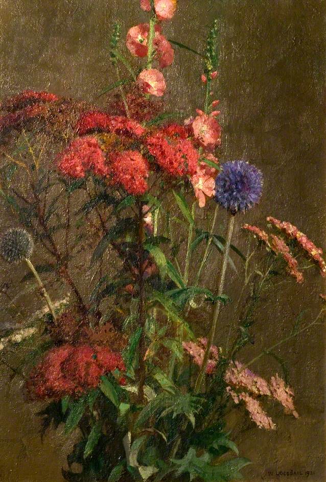 Garden Flowers (1935) William Logsdail tablo - Dekolata