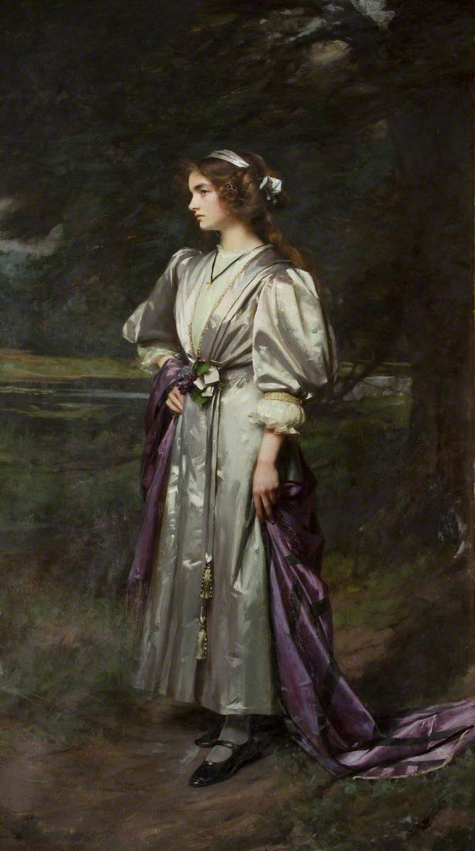 Mary Logsdail (1910) William Logsdail tablo - Dekolata
