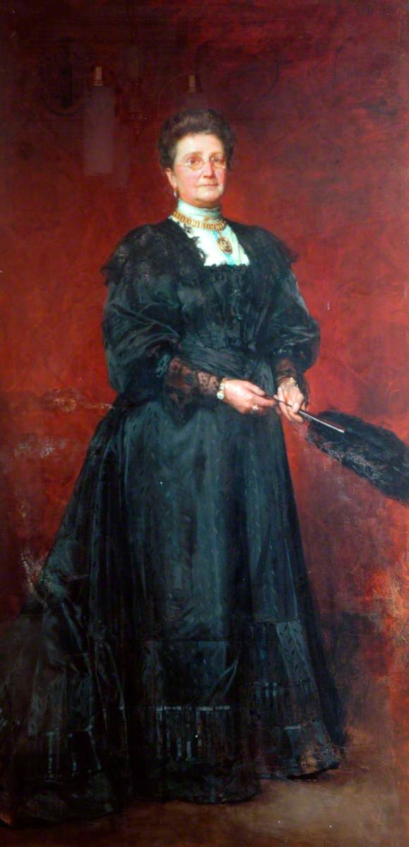 Mrs William Smith (1908) William Logsdail tablo - Dekolata