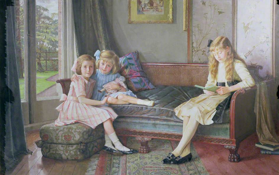 The Children of James Todd (1920) William Logsdail tablo - Dekolata