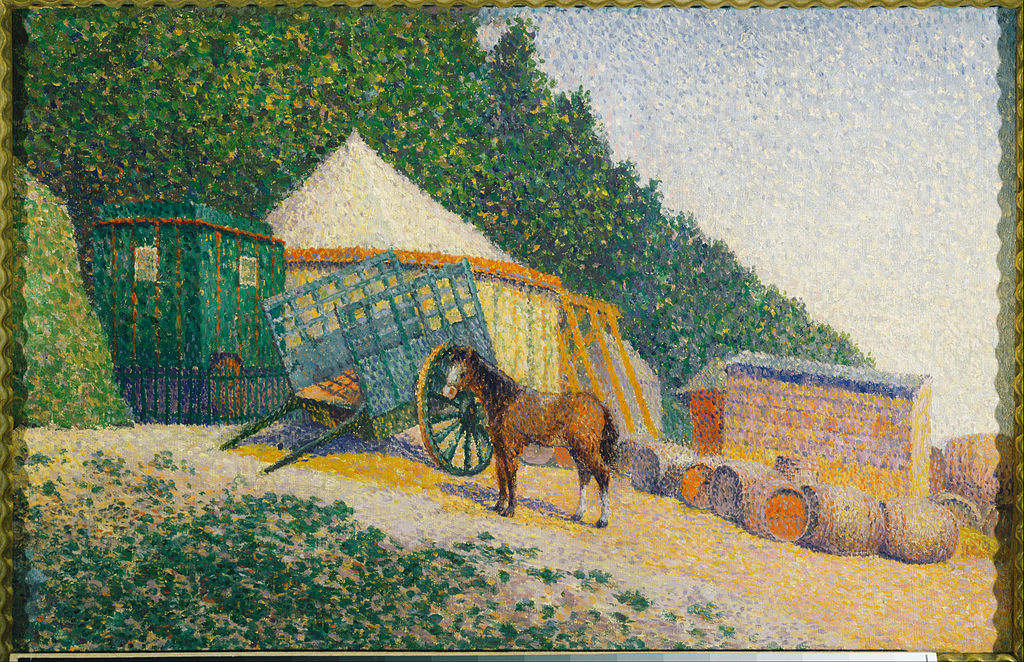 Little Circus Camp – Albert Dubois-Pillet Tablo