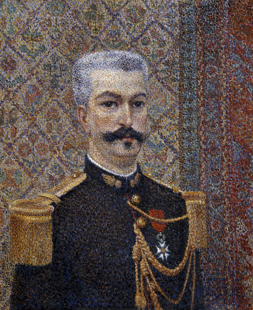 Portrait of Monsieur Pool (1887) – Albert Dubois-Pillet Tablo