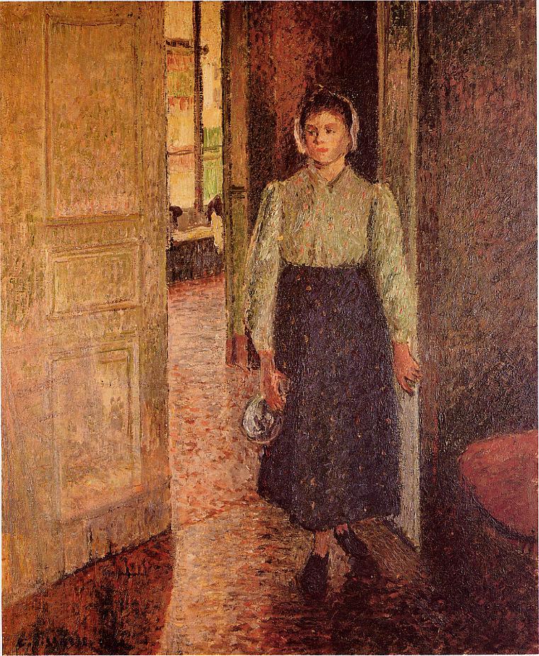 A Young Maid (1896) – Camille Pissarro Tablo