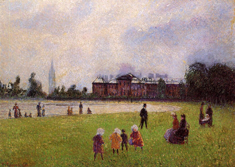 Kensington Gardens, London (1890) - Camille Pissarro Tablo