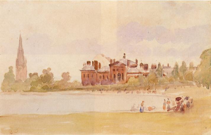 Kensington Gardens (1890) - Camille Pissarro Tablo