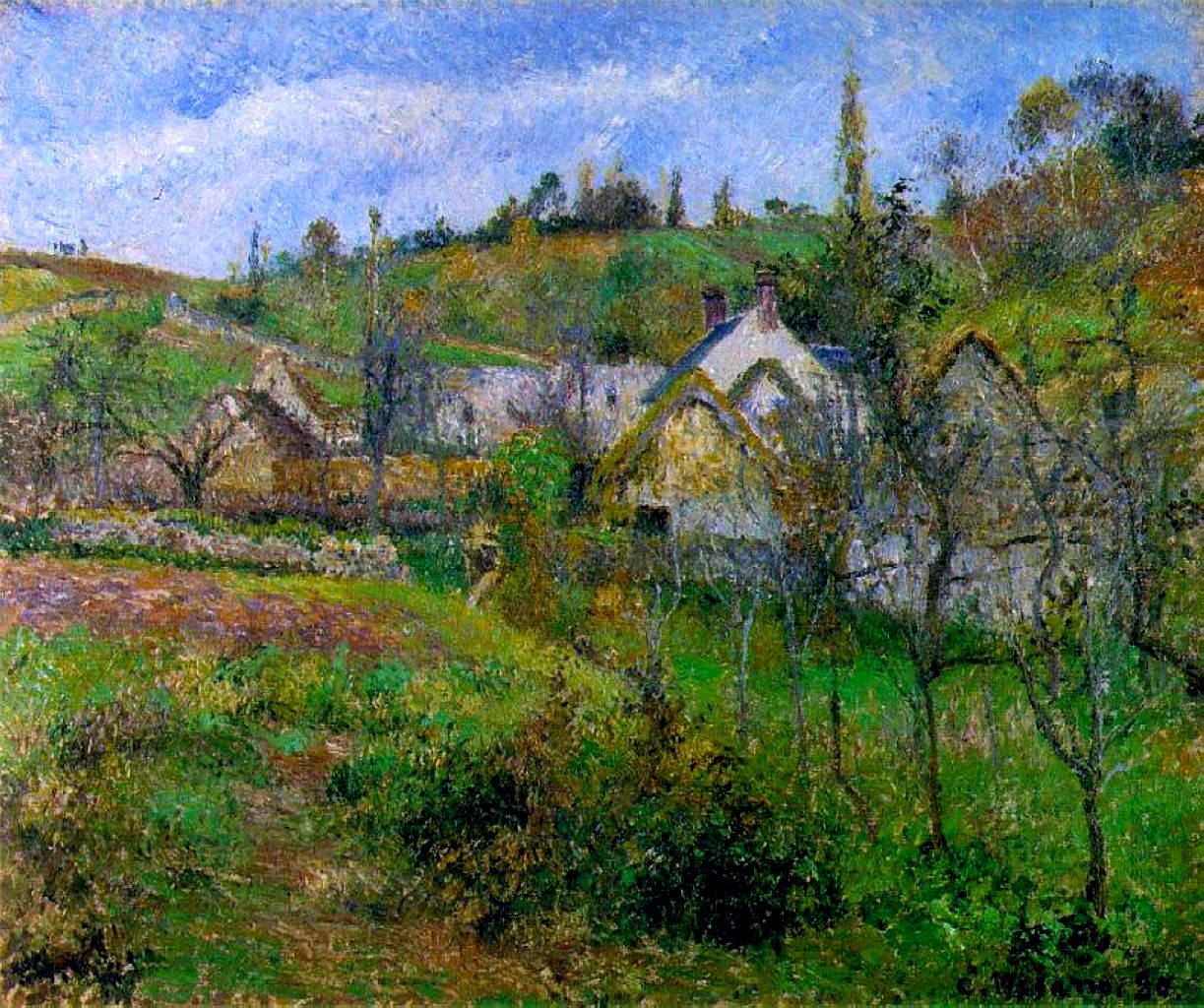 Le Valhermeil, near Pontoise (1880) - Camille Pissarro Tablo