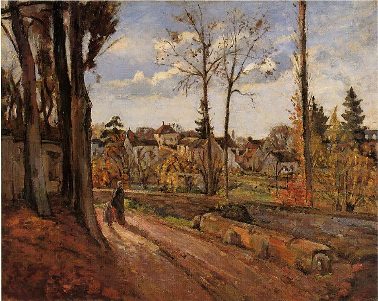Louveciennes (1872) – Camille Pissarro Tablo