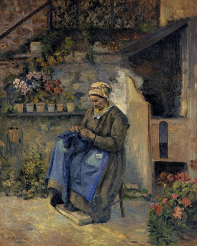 Mother Jolly (1874) - Camille Pissarro Tablo