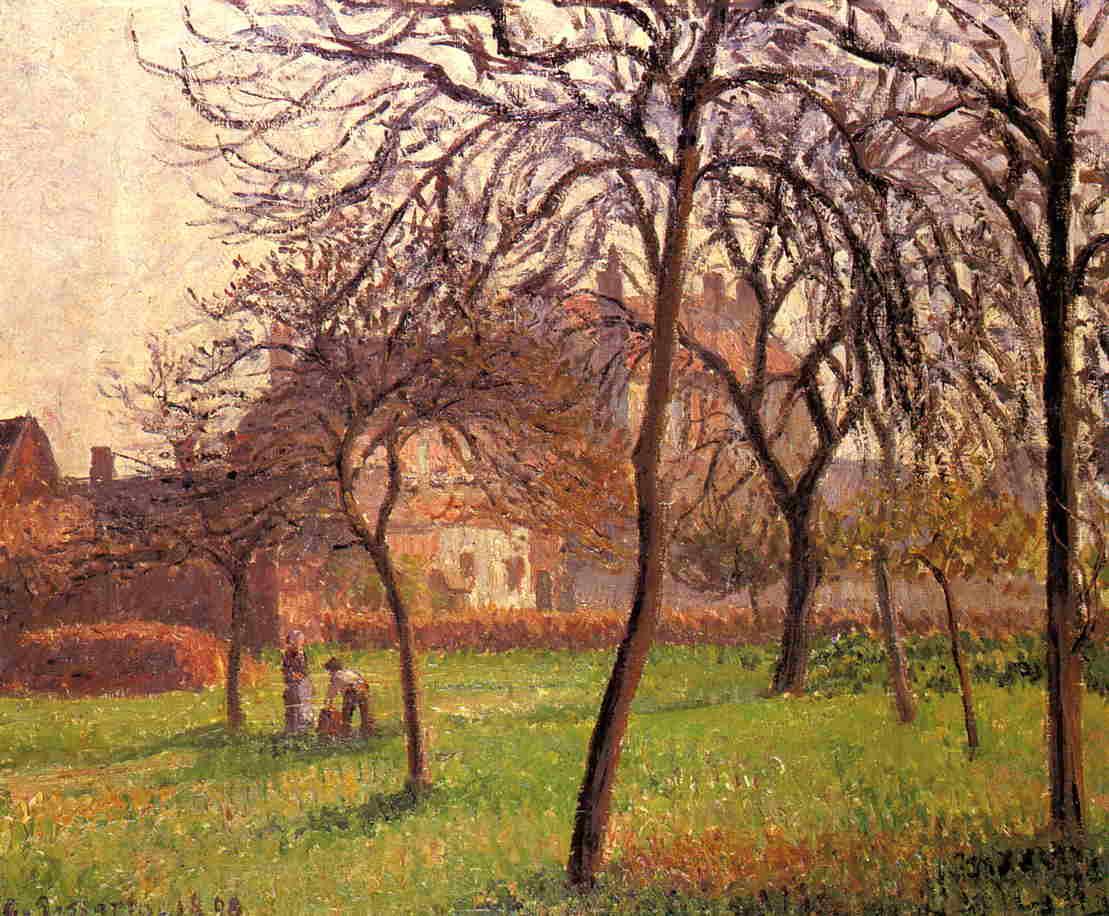 Mother Lucien s Field at Eragny (1898) - Camille Pissarro Tablo