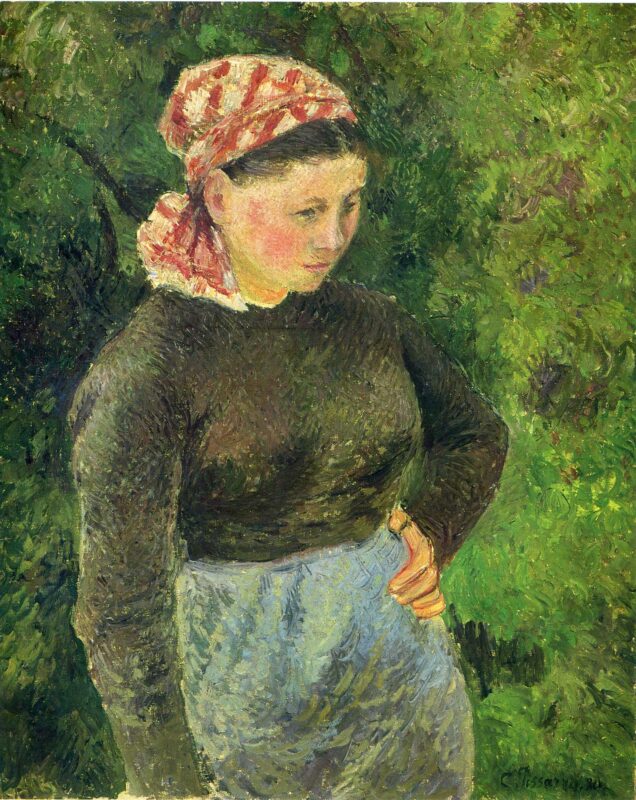 Peasant Woman (1880) – Camille Pissarro Tablo