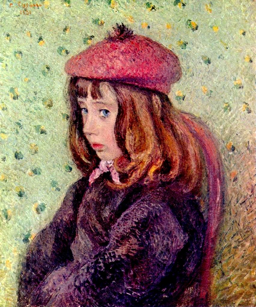 Portrait of Felix Pissarro (1881) - Camille Pissarro Tablo