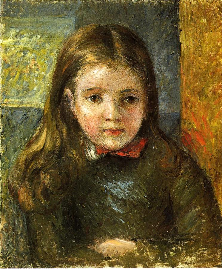 Portrait of Georges (1878) - Camille Pissarro Tablo