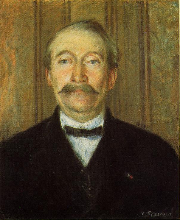 Portrait of Pere Papeille, Pontoise (1874) - Camille Pissarro Tablo