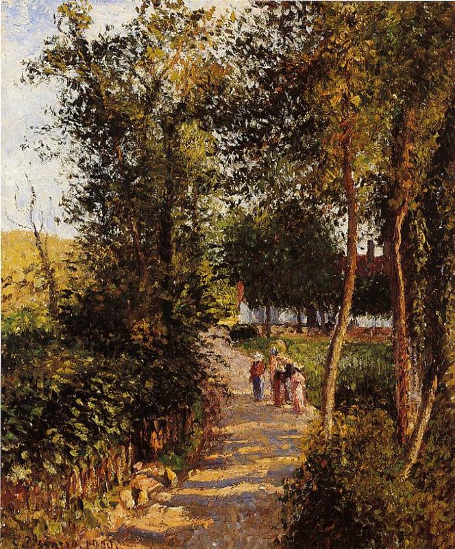 Road to Berneval le Petit (1900) – Camille Pissarro Tablo