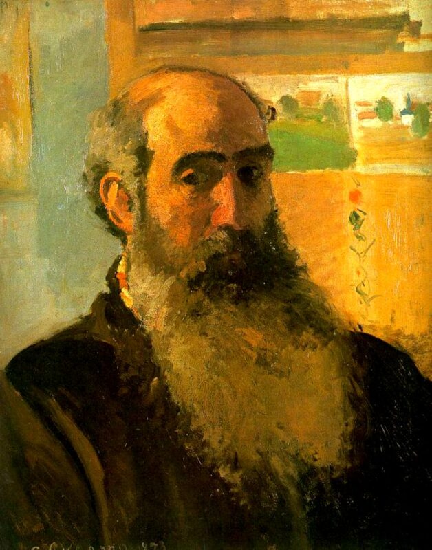 Self Portrait (1873) - Camille Pissarro Tablo