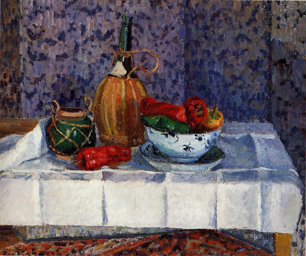 Still Life with Peppers (1899) - Camille Pissarro Tablo