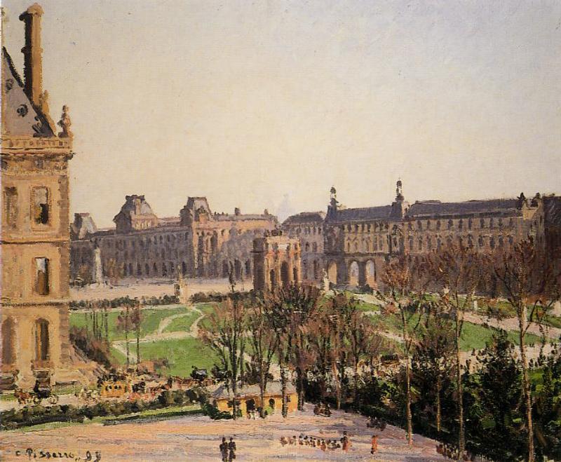 The Carrousel, Afternoon (1899) - Camille Pissarro Tablo