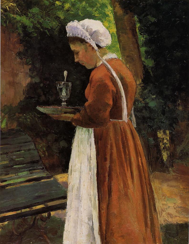 The Maidservant (1875) - Camille Pissarro Tablo