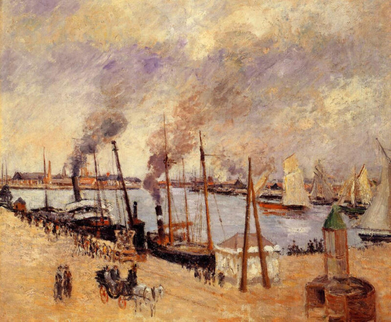 The Port of Le Havre 2 (1903) - Camille Pissarro Tablo