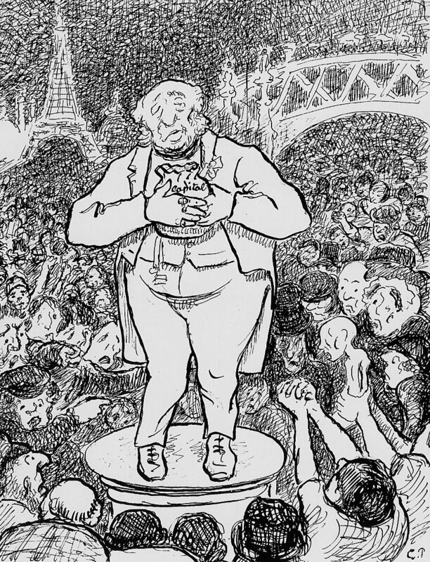 The war of haves and have nots – Camille Pissarro Tablo