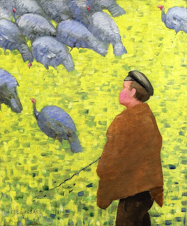 The Guardian of Turkeys (1881) – Charles Angrand Tablo