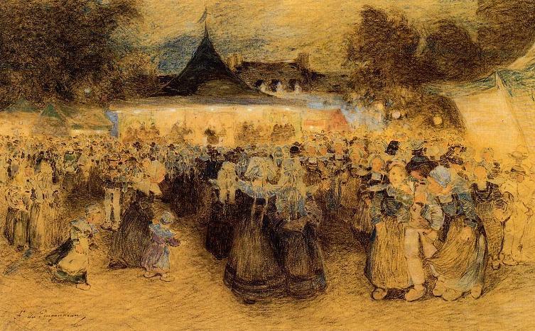 Breton Festival - Ferdinand du Puigaudeau Tablo