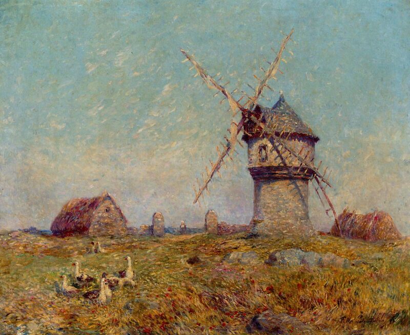 Breton Landscape - Ferdinand du Puigaudeau Tablo