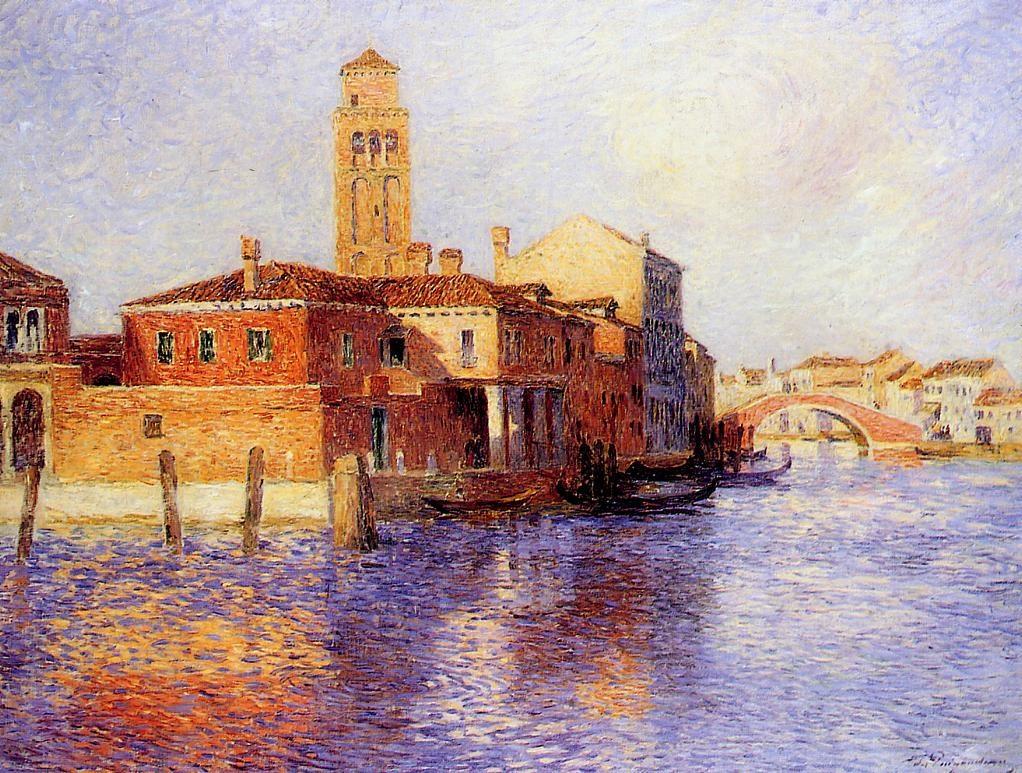 View of Venice - Ferdinand du Puigaudeau Tablo
