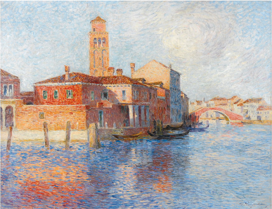 Vue De Venise, Murano (1904) - Ferdinand du Puigaudeau Tablo