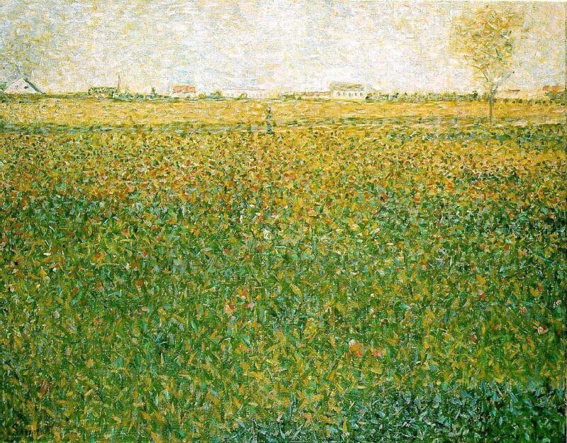 Alfalfa, St. Denis (1885) - Georges Seurat Tablo