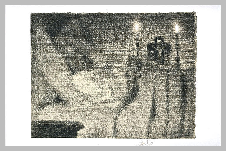 Anaïs Faivre Haumonté on her deathbed (1887) – Georges Seurat Tablo