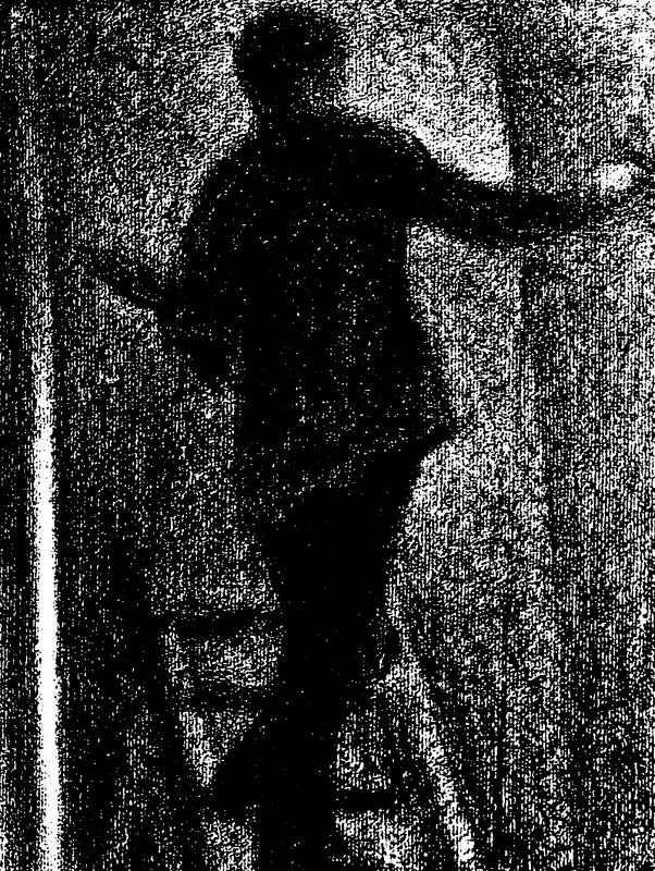 Artist at work (1884) - Georges Seurat Tablo