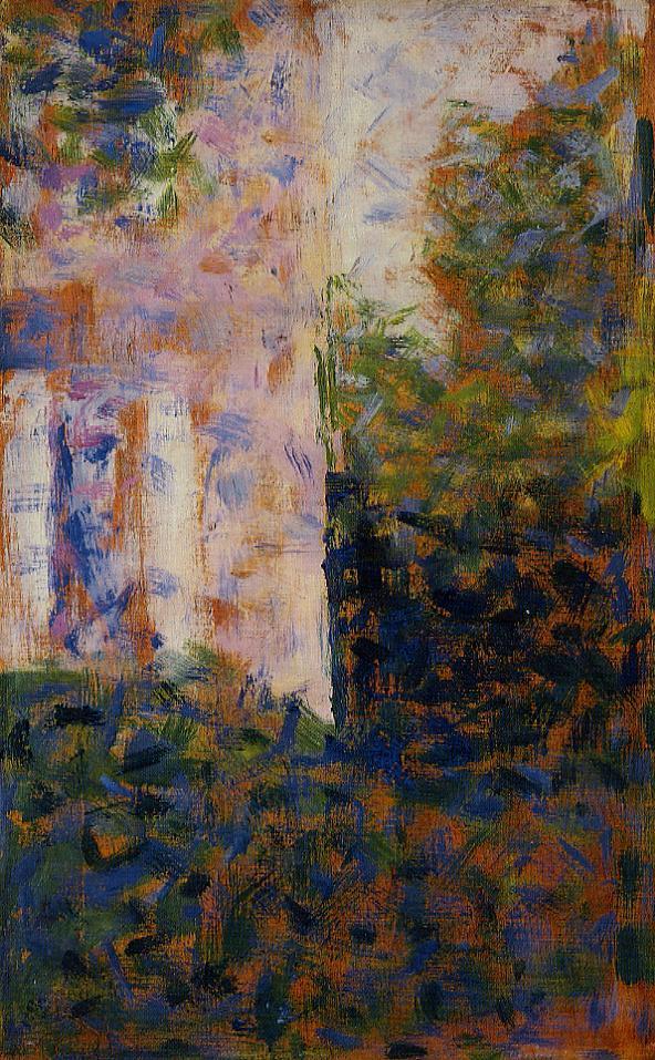 Corner of a House (1884) - Georges Seurat Tablo