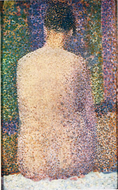 Model from the Back (1886) – Georges Seurat Tablo