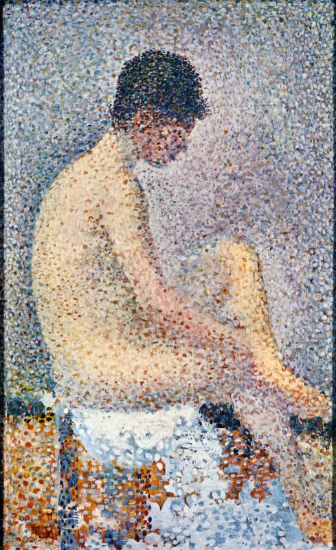 Model in Profile (1886) - Georges Seurat Tablo