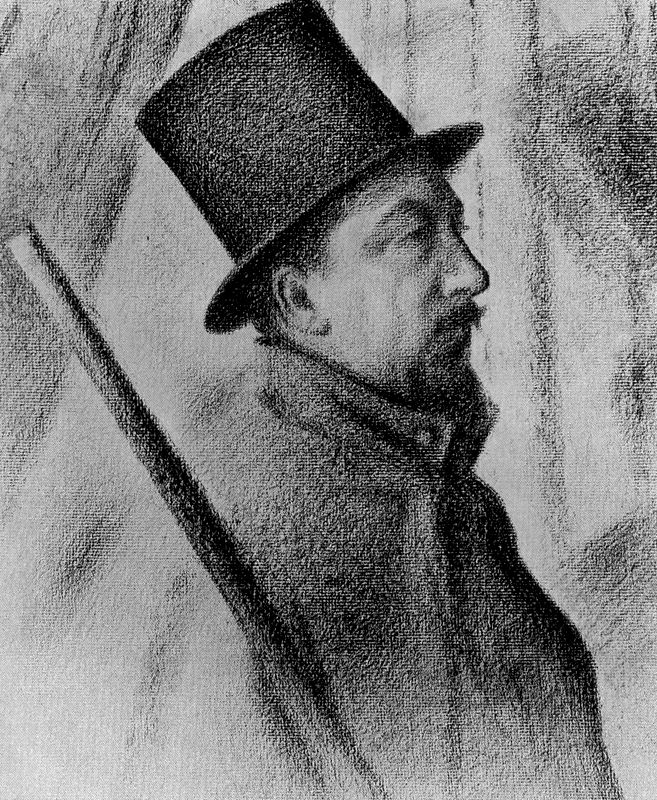 Portrait of Paul Signac (1890) - Georges Seurat Tablo