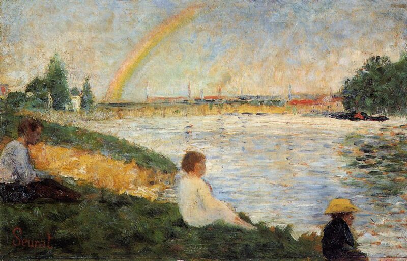 Rainbow (1883) - Georges Seurat Tablo