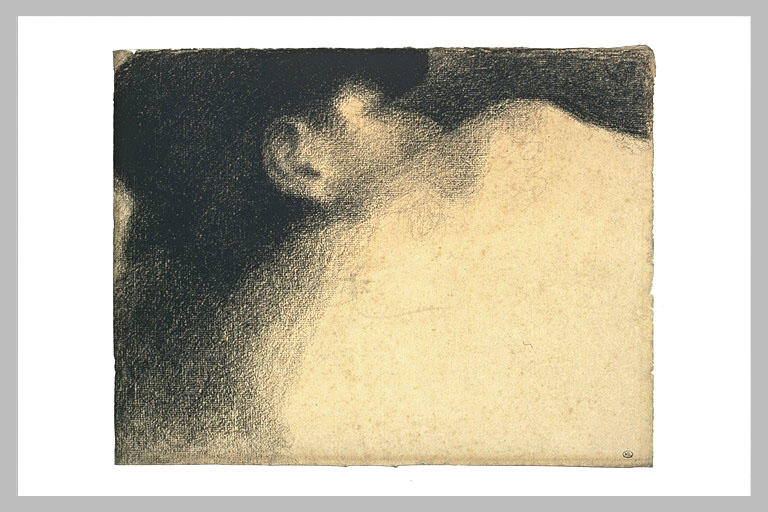 Sleeping Woman - Georges Seurat Tablo