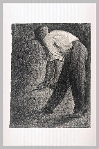 Stone crusher - Georges Seurat Tablo