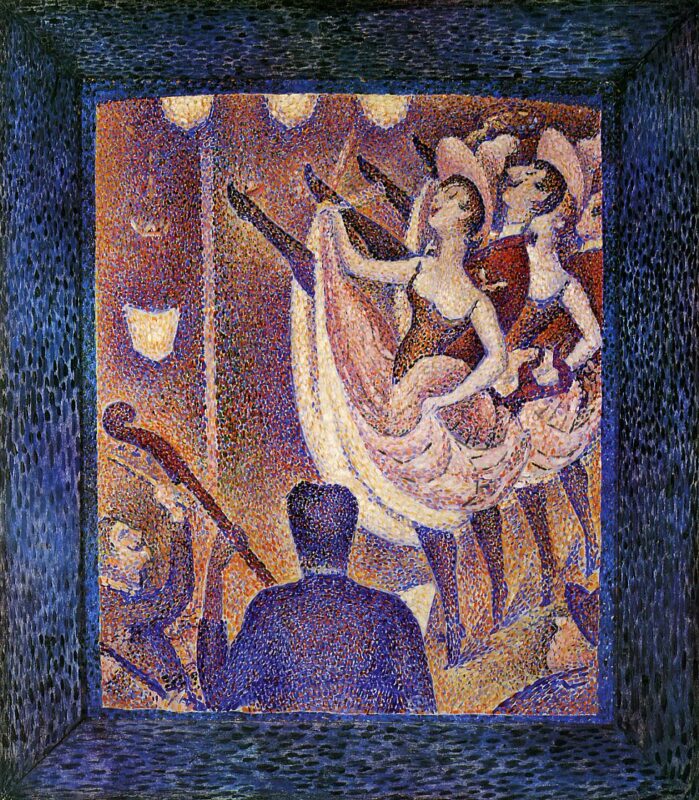 Study for 'Chahut' (1889) - Georges Seurat Tablo
