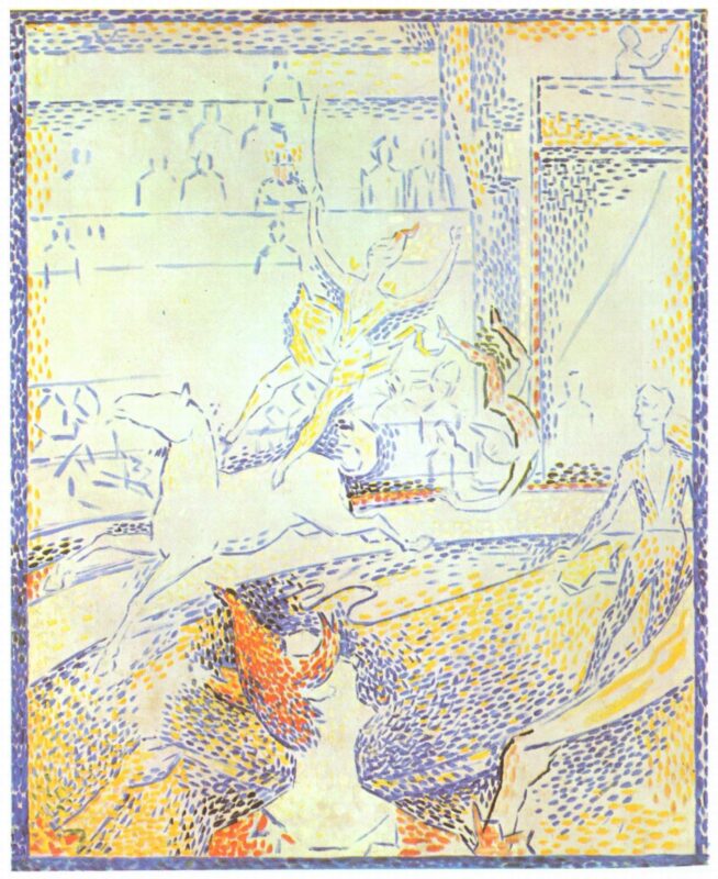 Study for 'The Circus' (1890) - Georges Seurat Tablo