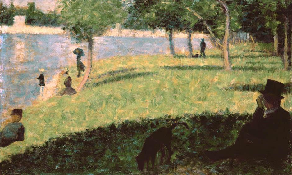 Study for 'La Grande Jatte' (1884) - Georges Seurat Tablo