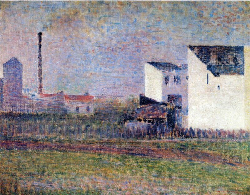 Suburb (1881) - Georges Seurat Tablo