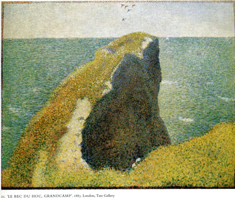 The Bec du Hoc, Grandcamp (1885) - Georges Seurat Tablo