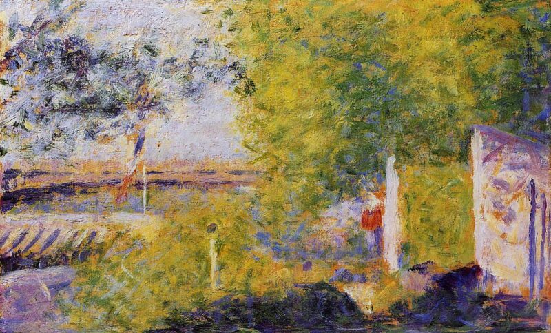 The Bineau Bridge (1884) - Georges Seurat Tablo