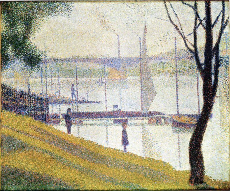 The Bridge at Courbevoie (1886) - Georges Seurat Tablo