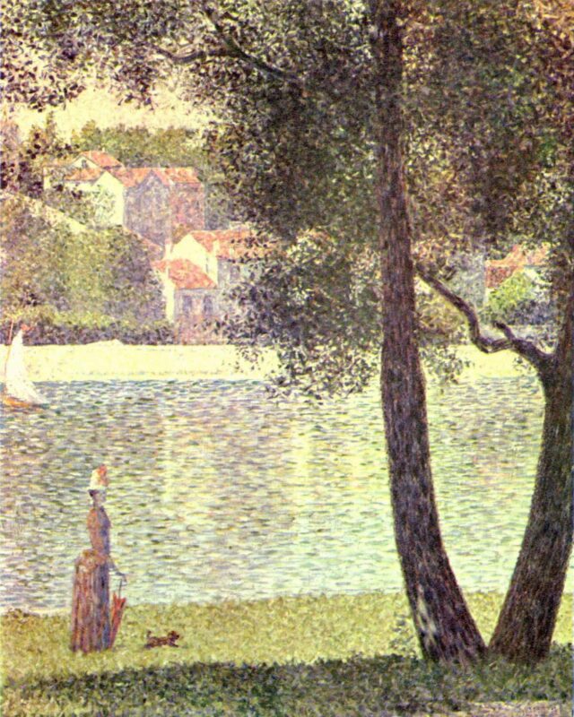The Seine at Courbevoie (1885) – Georges Seurat Tablo
