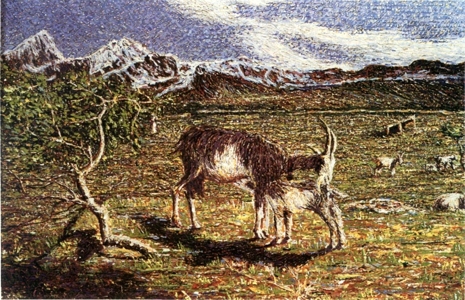 Alps in May (1891) - Giovanni Segantini Tablo